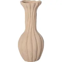 Intratuin Vaas List Beige D 10,3 H 24 Cm