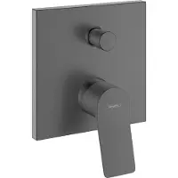 Hansgrohe Vivenis - Inbouwkraan voor 2 apparaten, geborsteld zwart chroom 75415340