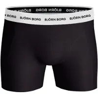 Björn Borg Boxershorts zwart gemêleerd / wit