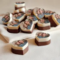 Yoursurprise Fotochocolaatjes in blister - 25 stuks - Hart