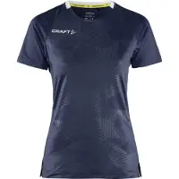 Craft Premier Solid Short Sleeve T-shirt Blauw L Vrouw