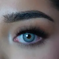 Dezzy's Kleurlenzen - Jaarlenzen -3.50 - Blauw - Op Sterkte - Goldy blue
