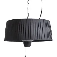 Beliani ASCEA - Terrasverwarmer - Zwart - Aluminium
