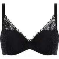 Chantelle - Floral Touch - Bedekkende memory bh - Zwart - F 80