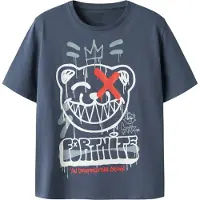 Name it Shirt 'NKMFRANS FORTNITE' marine / smoky blue / rood / wit