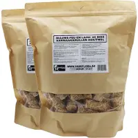 Famiflora 2x Houtwol Aanmaakkrullen - 900g (ca. 72 stuks) - Ecologische Aanmaakwokkels - Voor BBQ, Haard & Kachel - Geurloos - Maakt vuur aansteken eenvoudig en snel zonder rook of geur