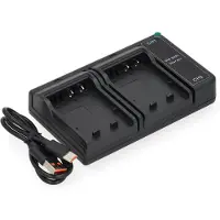 123accu Canon NB-7L USB-C double slot oplader (8.4V, 0.7A, huismerk)