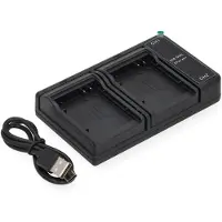 123accu Canon NB-12L USB-C double slot oplader (4.2V, 0.7A, huismerk)