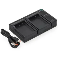 123accu Canon LP-E10 / LC-E10 USB-C double slot oplader (8.4V, 0.7A, huismerk)