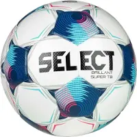 Select Brilliant Super TB Voetbal Maat 5 Wit Blauw Lichtblauw Rood