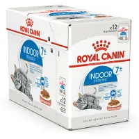 Royal Canin 12x Indoor 7+ Gravy Kattenvoer Nat 85 gr