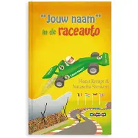 Boek met naam en foto - Daan in de raceauto (Hardcover)