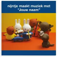 Boek met naam - nijntje maakt muziek - Hardcover