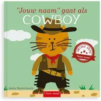 Boek met naam en foto - Ik ga als cowboy - Softcover