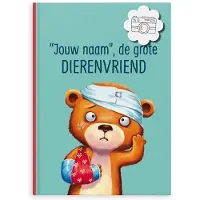 De grote dierenvriend - XL boek met naam en foto (Hardcover)