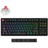 Keychron C3 Pro - Mechanisch Toetsenbord - US Qwerty - 80% - Rode Switch - Zwart