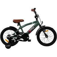 2Cycle BMX-Fun kinderfiets 16 inch (4 tot 6 jaar) voor jongens groen