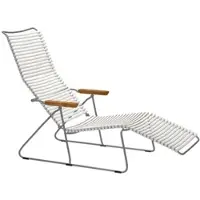 Houe Ligbed Click Sunlounger Muted White
