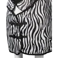 Horka Anti-vliegen Rijdeken Met Hals Zebraprint Maat 145/195