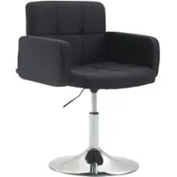 CLP Los Angeles Loungestoel - Fauteuil - Stof - zwart
