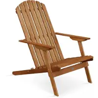 Oviala - Opklapbare relaxfauteuil van eucalyptushout - Calgary