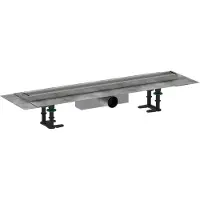 Hansgrohe RainDrain Compact - Douchegoot 70 cm voor tegelvloer, met rooster 56177000