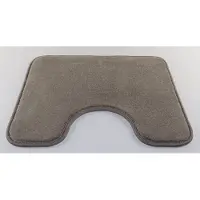 Prima - Luxe - WC mat - taupe - 50x60cm - uitsparing 22cm
