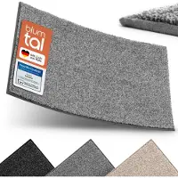 Blumtal Deurmat Thora - Schoonloopmat Microvezel - Antislip 50x80 cm - Grijs