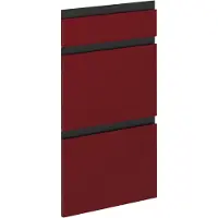 Vicco R-Line Keukenfront – 39.6 x 70.4 cm meubelfront voor de onderkast met lades Rood