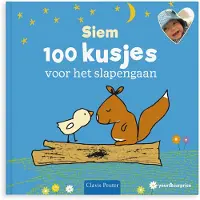 Boek met naam en foto - 100 kusjes voor het slapengaan - Hardcover