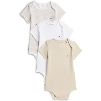Tommy Hilfiger Rompertje/body crème / ecru / wit