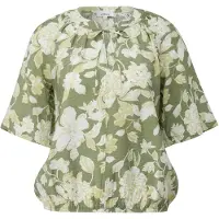 s.Oliver Blouse lichtbeige / kaki / olijfgroen
