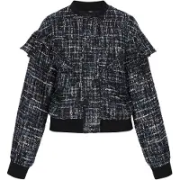 Faina Tussenjas 'Festive' navy / zwart / wit
