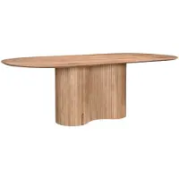 Giga Meubel Eettafel Ava Ovaal Naturel 300cm