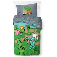 BrandMac Minecraft Animals & Mobs 140 X 200 Cm (1029637) Beddengoedset