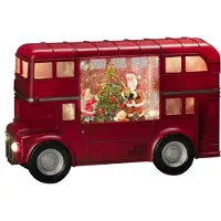 Konstsmide Kerstlantaarn bus met kerstman | | 29.5 cm