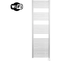 Sanicare Electrische wifi radiator hpw carini 172x45 cm wit met thermostaat wit rechtsonder