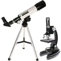 Byomic Beginners Microscoopset & Telescoop in koffer