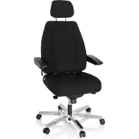 Hjh OFFICE 24 HOURS I - XXL bureaustoel Zwart