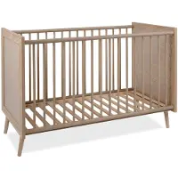 Finori Ledikant Bali Eiken/Riet Decor 70x140