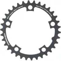Stronglight binnenbak Type S CT2 Dubbel 10 / 11V Zwart