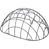 Basil Pasja Space Frame Draadkoepel L - Staal - Large - Zwart - 50 cm