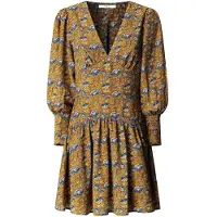 Pepe Jeans Jurk 'AVI' blauw / oranje / donkeroranje