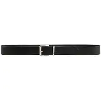 Gant Gantvoor vrouwen. 9940157 Klassieke zwarte leren riem (90cm), Casual, Leer