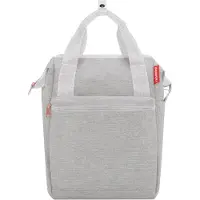 Klickfix fietstas ROOMY GT TWIST, kleur: hemelroze