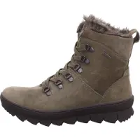 Legero Veterlaarsjes 'Schnürstiefel Damen 2-000503 7500 Echtleder in grün' groen