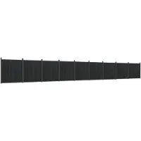 vidaXL Schuttingpaneel 1564x186 cm HKC grijs
