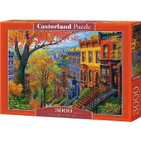 Castorland legpuzzel Autumn City Hill - 3000 stukjes puzzelplezier.