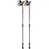 LEKI Nordic Walking stok Instructor Lite Dark-Anthracite/Silver-Gray/Bright-Red - 100 / 125 cm