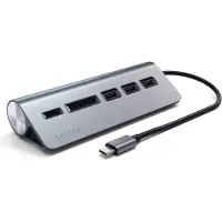 Satechi Aluminum USB Hub USB-C Zilver